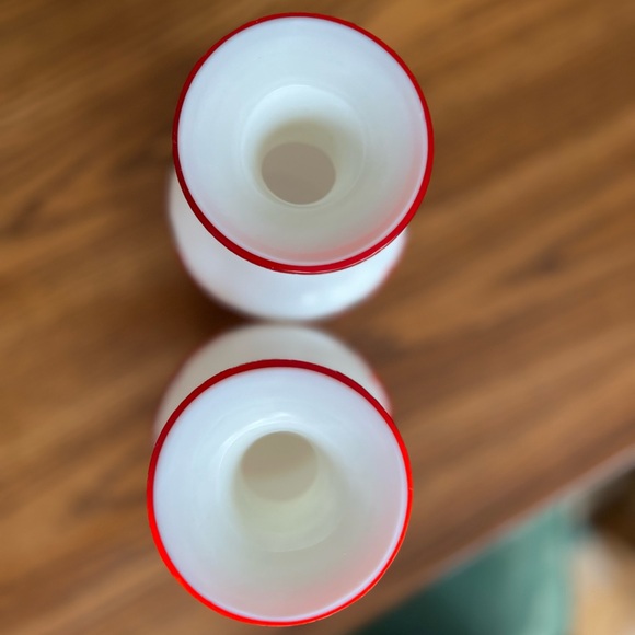 Antique 9” Chinese Vases - Mirrored Pair - Picture 4 of 4